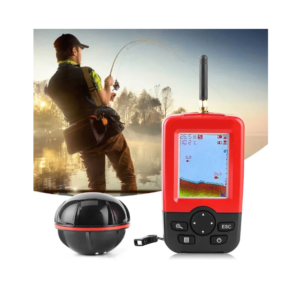 Сонар за риболов Sonar Fish Finder XJ-01,LCD екран,Безжичен сонарен сензор 100 м.