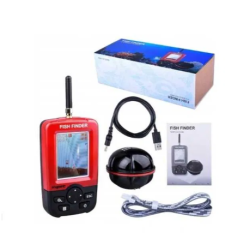 Сонар за риболов Sonar Fish Finder XJ-01,LCD екран,Безжичен сонарен сензор 100 м.