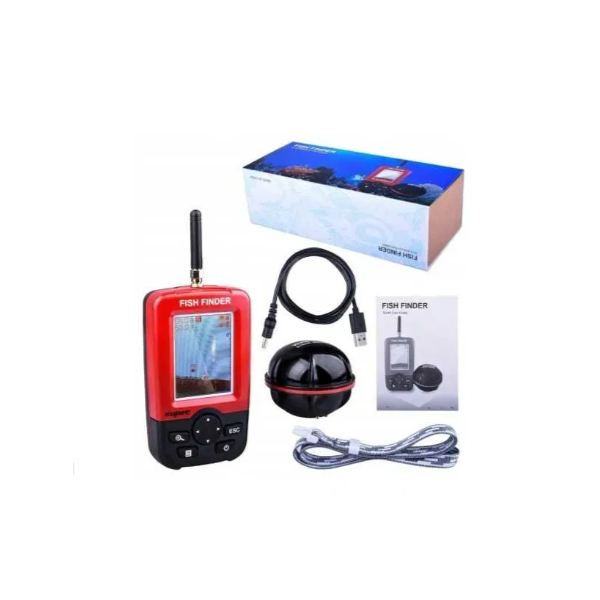 Сонар за риболов Sonar Fish Finder XJ-01,LCD екран,Безжичен сонарен сензор 100 м.