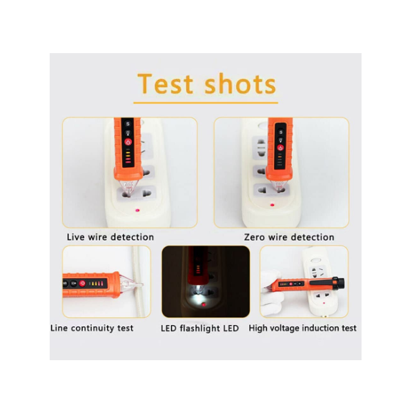 Детектор за напрежение, Безконтактен, AC 12-1000V 5