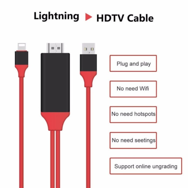 HDMI преходник за Iphone и Ipad CA111 10