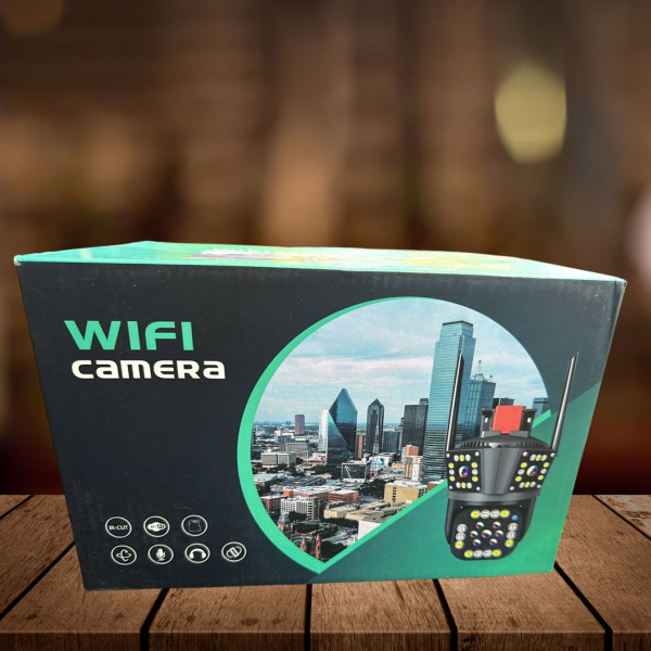 Тройна 4G камера за наблюдение,WIFI,работи със SIM карта,12 MP,Ultra HD