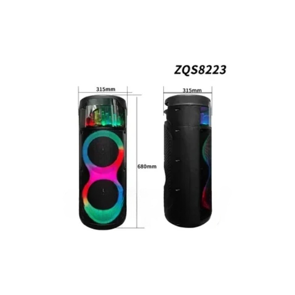 Преносима Bluetooth тонколона 2 х 8" ZQS-8223, 2293 6