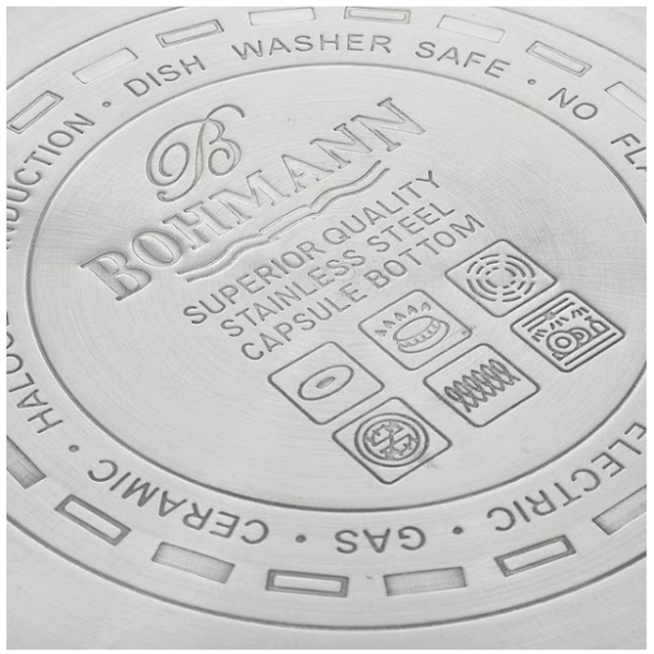 Комплект тенджери Bohmann ΒΗ0714,Неръждаема стомана