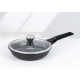 Тиган с капак Bohmann BH1730-24/28FP, Лят алуминий, Подвижна дръжка, Индукция 8
