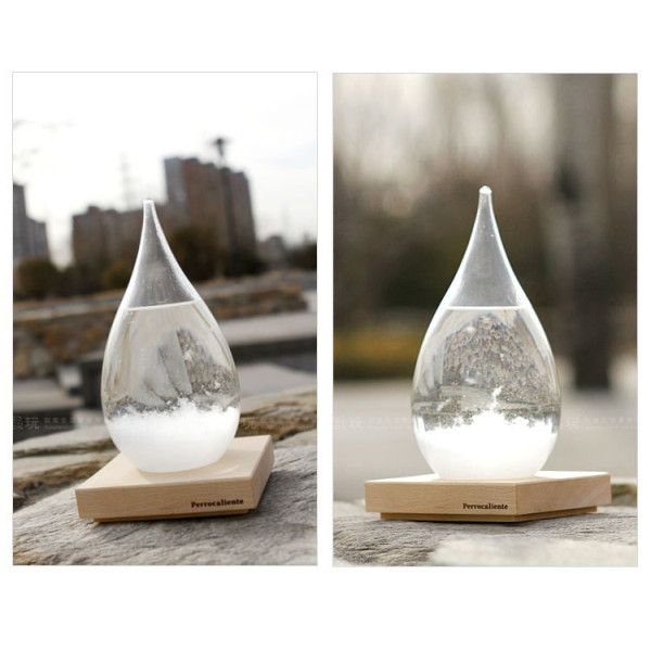 Буреносно стъкло Капка - Поргноза за времето - Творчески подарък за всеки TQY8B