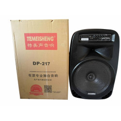 Колона Temeisheng DP-217 Преден контрол -15 инча говорител и 2 микрофон 13