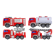 Комплект детски пожарни коли Fire Rescue 7