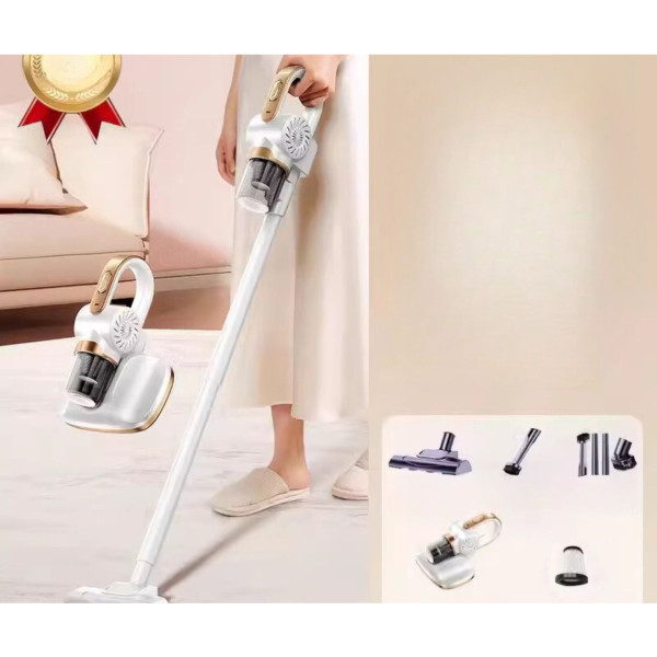 Безжична преносима прахосмукачка 3в1 с голямо засмукване за отстраняване на акари TV48