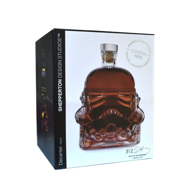 Стъклена бутилка шише за алкохол Star Wars Stormtrooper - Стар уорс Артикул WSKP2