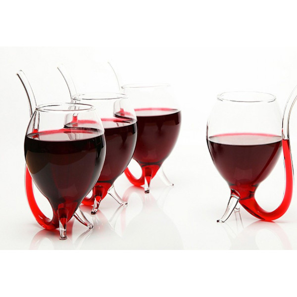 Чаша за Вино - Вампир 300ml боросиликатно стъкло Уникален подарък WSKB4 2