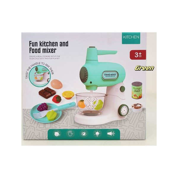 Играчка миксер с аксесоари със звуци и светлини Happy Kitchen, различни цветове 5 — 4sales Играчка миксер с аксесоари със звуци и светлини Happy Kitchen, различни цветове 5