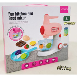 Играчка миксер с аксесоари със звуци и светлини Happy Kitchen, различни цветове