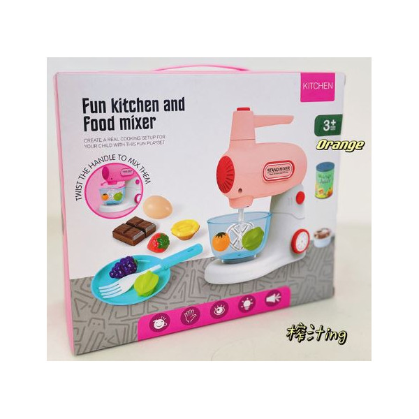 Играчка миксер с аксесоари със звуци и светлини Happy Kitchen, различни цветове 7 — 4sales Играчка миксер с аксесоари със звуци и светлини Happy Kitchen, различни цветове 7