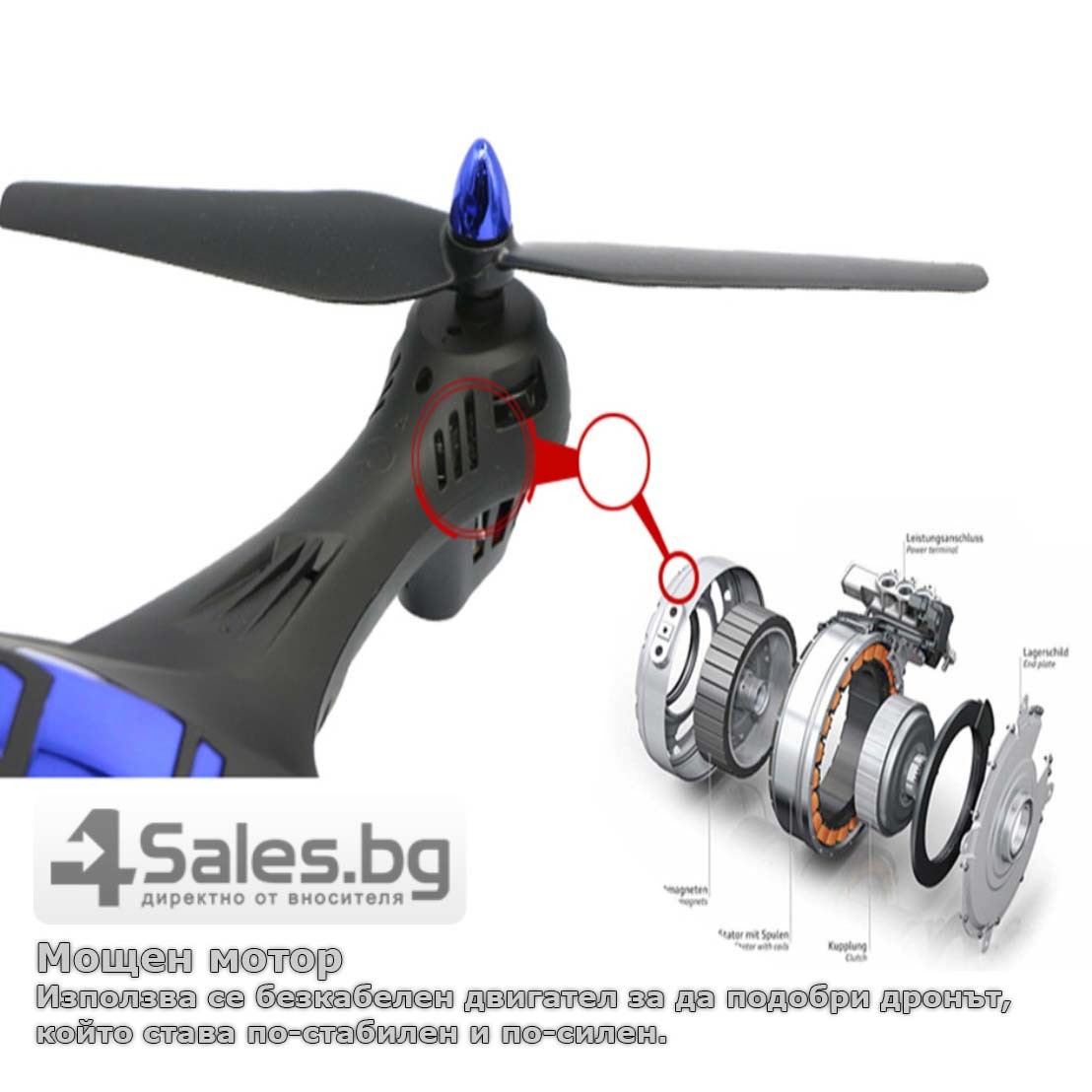 Квадрокоптер Global Drone X183 16