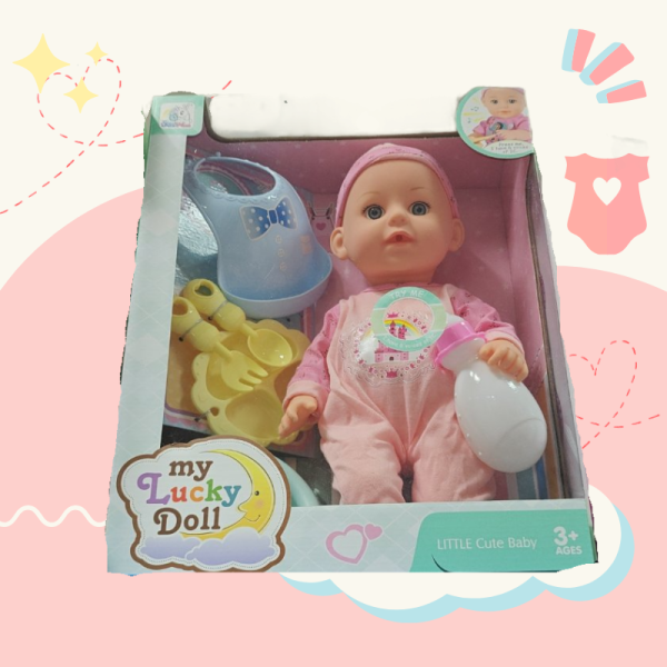 Кукла бебе My Lucky Doll с аксесоари