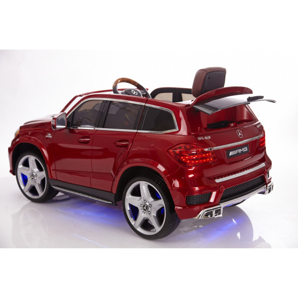 Акумулаторен джип Mercedes GL 63 AMG 12V с MP4, WiFi, кожена седалка
