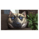 Плюшена възглавница с 3D принт на различни породи кучета 4
