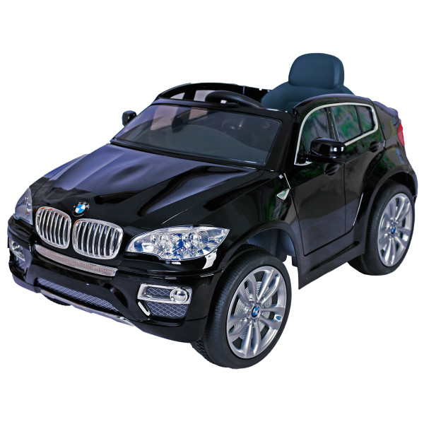 Акумулаторен джип BMW X6 металик 12V с Wi-Fi дистанционно, меки гуми и кожена седалка 9