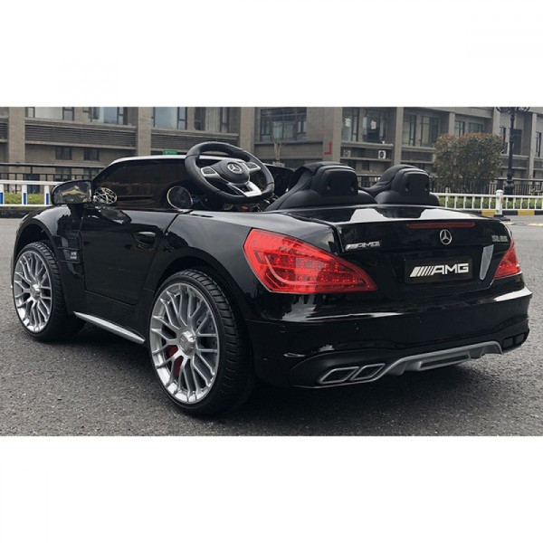 Акумулаторна кола Mercedes Benz SL65 с MP4, меки гуми и кожена седалка