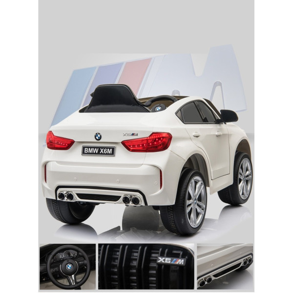 Акумулаторен джип BMW X6M с меки гуми и отварящи се врати 13