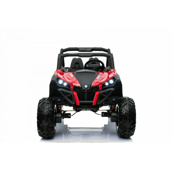 Aкумулаторен джип XMX603 Superstar 4x4 кожена седалка MP4 2x12V двуместен 4