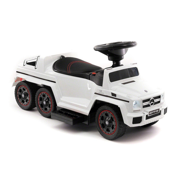Кола за бутане Mercedes G63 AMG 6x6 с родителски контрол и меки гуми