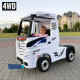 Акумулаторен камион Mercedes Actros 4x4 меки гуми кожена седалка 2x12V 6