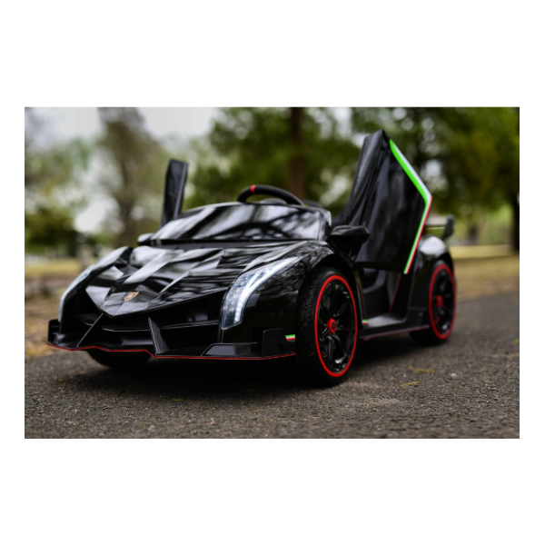 Акумулаторен кола Lamborghini Veneno , с отварящи се врати ,меки гуми 4x4