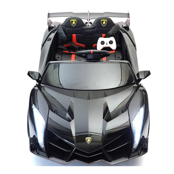 Акумулаторен кола Lamborghini Veneno , с отварящи се врати ,меки гуми 4x4