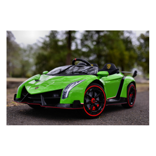 Акумулаторен кола Lamborghini Veneno , с отварящи се врати ,меки гуми 4x4