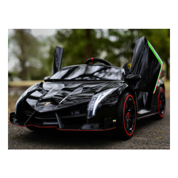 Акумулаторен кола Lamborghini Veneno , с отварящи се врати ,меки гуми 4x4