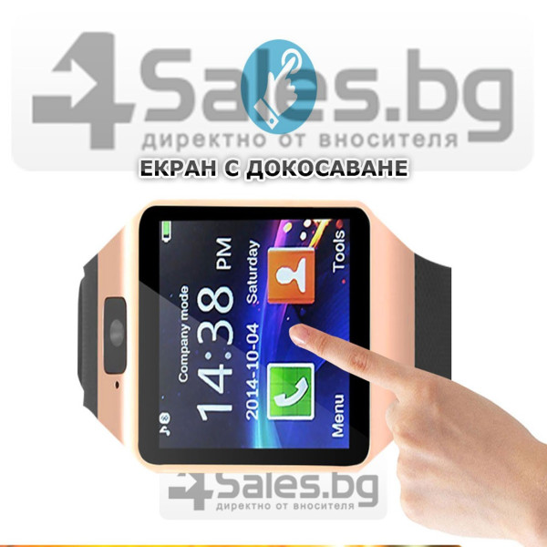 Смарт Часовник телефон с камера и сим карта Оригинален продукт dz09 на Български 44