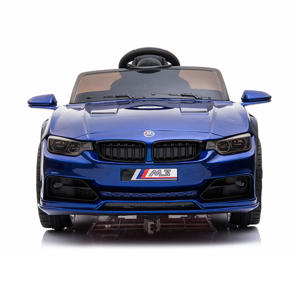 Акумулаторна кола тип BMW M3 с меки гуми и кожена седалка 12V