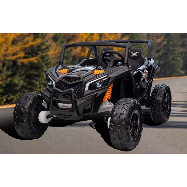 Акумулаторен джип Aokoy 4x4 UTV двуместен с меки гуми 24V