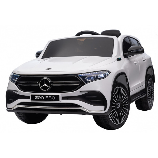 Акумулаторен джип Mercedes EQA 250 12V с отварящи се врати меки гуми 4x4