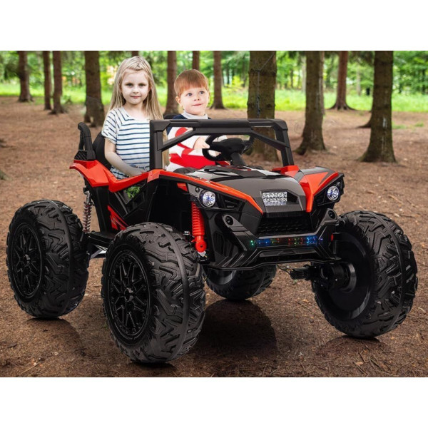 Акумулаторен джип Off Road Buggy 4x4 UTV 24V двуместен с дистанционно управлние