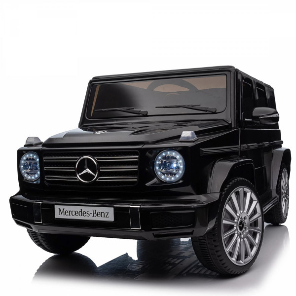 Акумулаторен джип Mercedes G 500 AMG 12V с отварящи се врати меки гуми 4x4