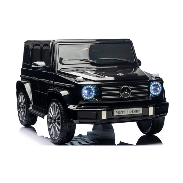 Акумулаторен джип Mercedes G 500 AMG 12V с отварящи се врати меки гуми 4x4