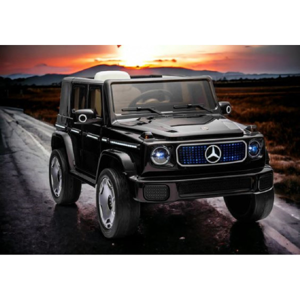 Акумулаторен джип Mercedes EQG Electric G-Class 12V с отварящи се врати меки гуми 4x4