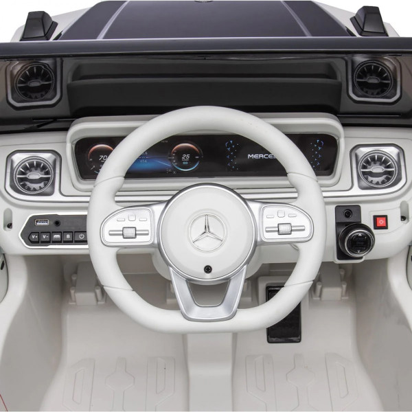 Акумулаторен джип Mercedes EQG Electric G-Class 12V с отварящи се врати меки гуми 4x4