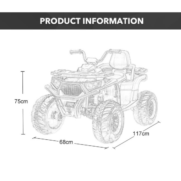 Акумулаторно бъги, Cool 4X4, 12V, с меки гуми WiFi дистанционно