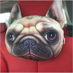 Възглавница за автомобил с щампа куче