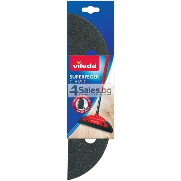 Метла от пяна Vileda Classic с телескопична дръжка 4 — 4sales Метла от пяна Vileda Classic с телескопична дръжка 4