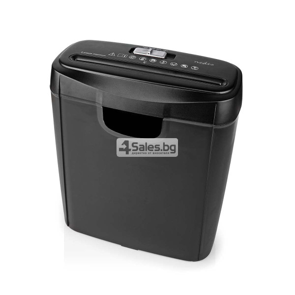 Шредер Nedis PASH112BKA4,6 x A4 страници,10 л,din 2,190W 1 — 4sales Шредер Nedis PASH112BKA4,6 x A4 страници,10 л,din 2,190W 1
