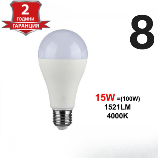 Енергоспестяващи LED крушки V-TAC E27 9