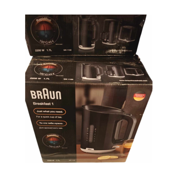 Кана за бързо кипене Braun 1.7L Breakfast1