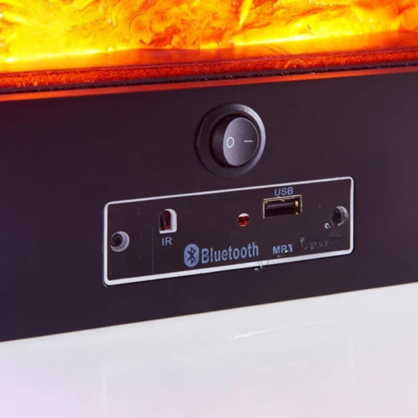 Електрическа камина с Bluetooth и реалистичен пламъчен ефект 4 — 4sales Електрическа камина с Bluetooth и реалистичен пламъчен ефект 4