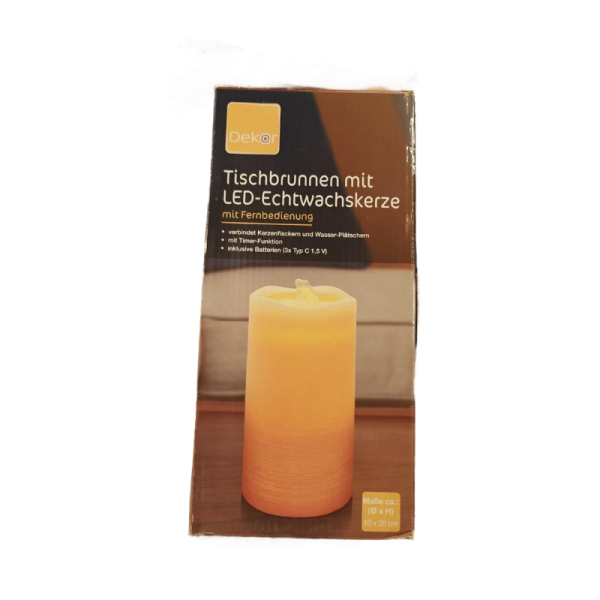 LED восъчна свещ с ефект на трептене 5