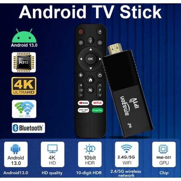 Fire TV Stick 4K ,превърнете телевизора си в смарт устройство